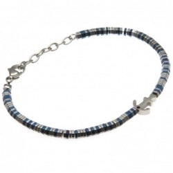 bracciale uomo ancora in acciaio