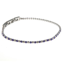 bracciale tennis in acciaio