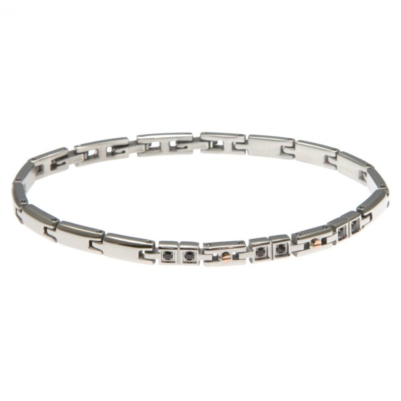bracciale uomo in acciaio
